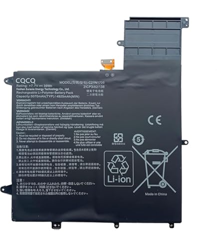 Amazon.com: Hubei C21N1706 Laptop Battery Compatible with Asus